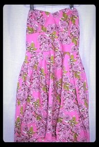 Vintage Inspired Strapless Dress